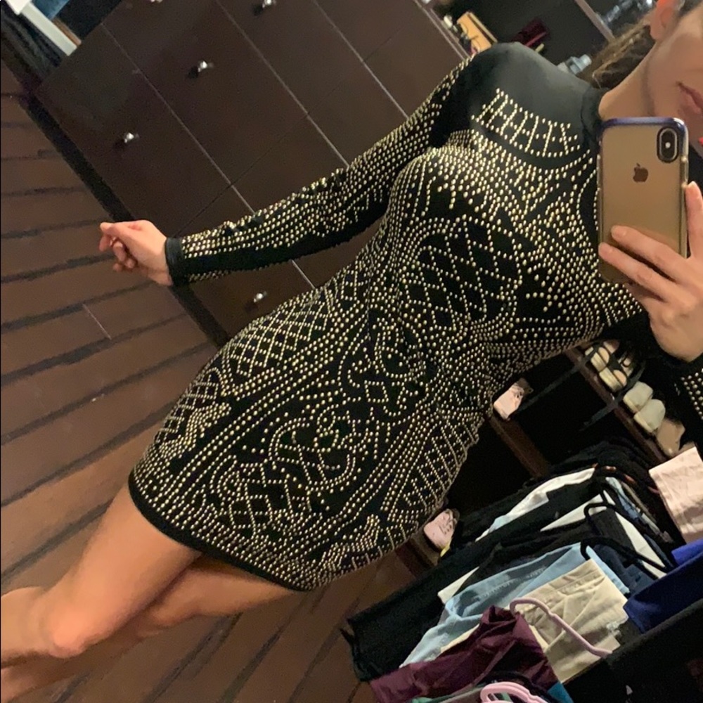 Black mini sexy dress - Picture 4 of 4